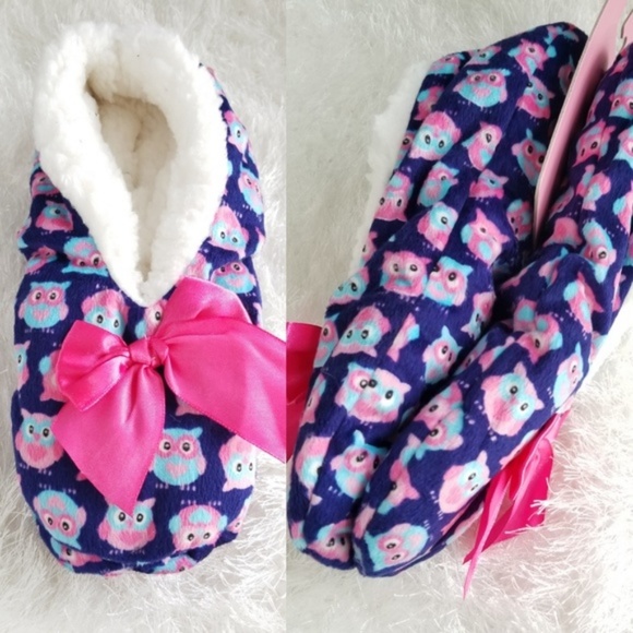 HOO HOO OWL SLIPPERS - Picture 3 of 3